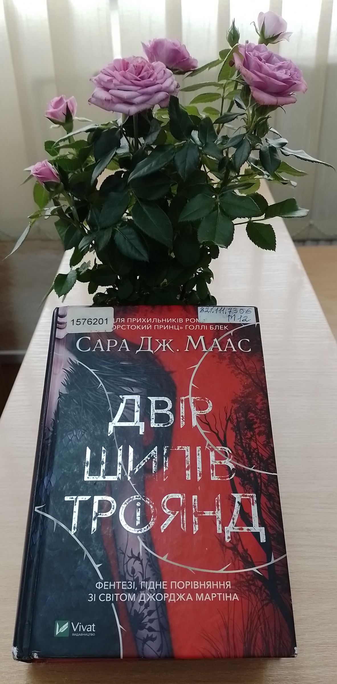 Титульне фото: Маас Сара Дж. Двір шипів і троянд